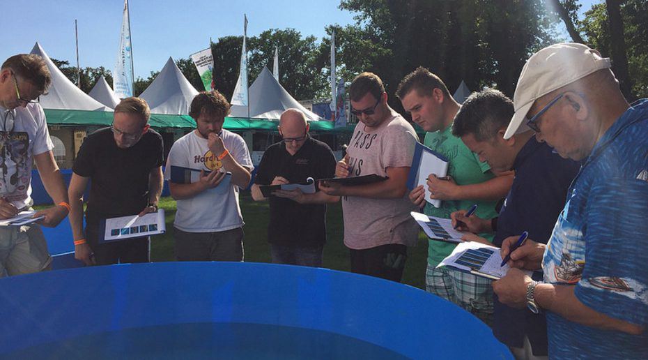 Een seminar tijdens de Holland Koi Show